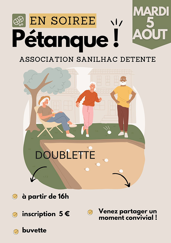 Pétanque sanilhac