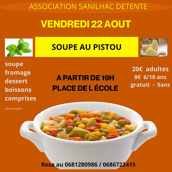 soupe au pistou sanilhac