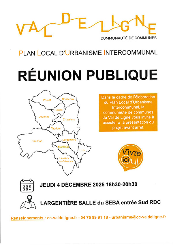 réunion publique PLU